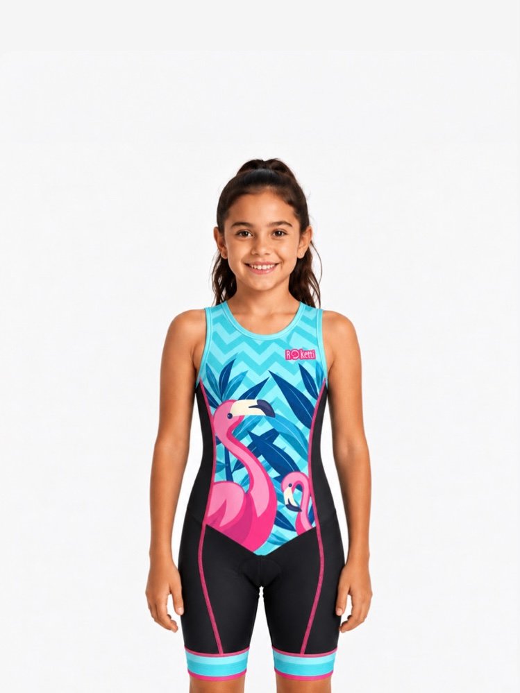 Trisuit Olímpico Kids Flamingo